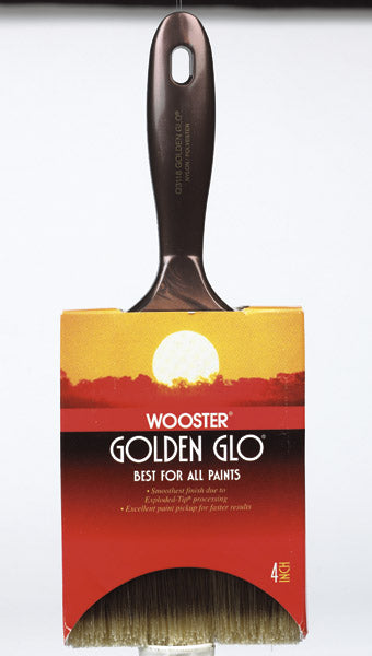 Wooster Q3118-4 Golden Glo Paint Brush, 4"