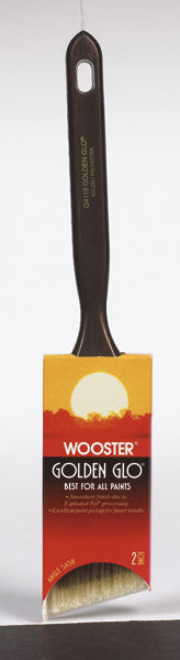 Wooster Q4119-2 Golden Glo Angle Sash Paint Brush, 2"