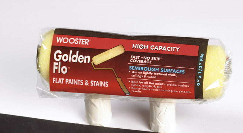 Wooster RR661-9 Golden Flo Roller Cover, 9" x 1/2"