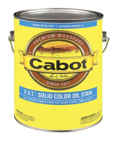 Cabot 01-6744 Solid Color Oil Stain, 1 Gallon, Driftwood Gray