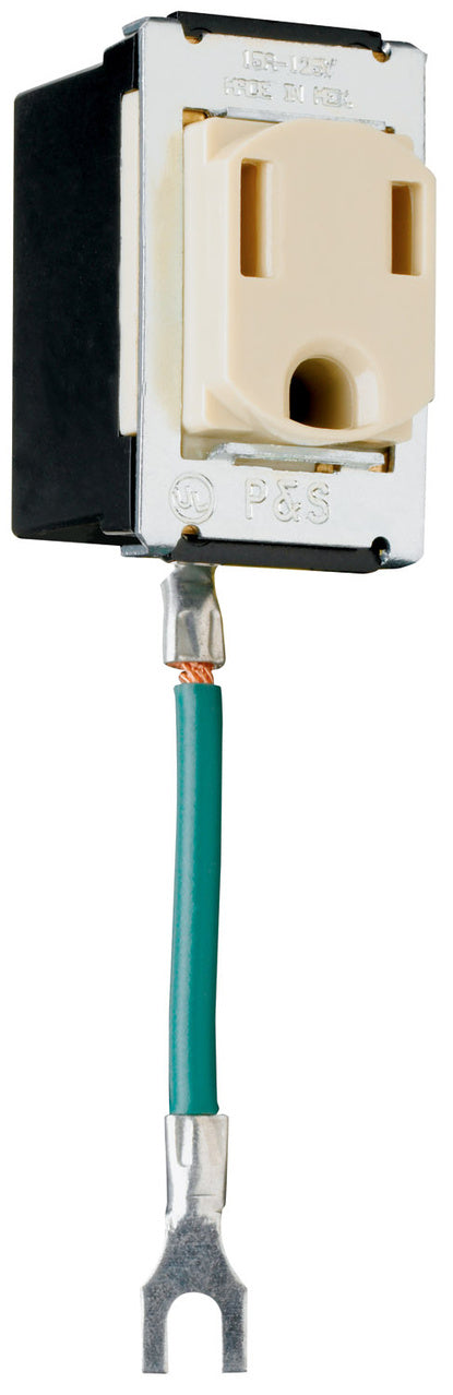 Pass & Seymour 1433 Despard Interchangeable Receptacle, 15 Amp, 120 Volt