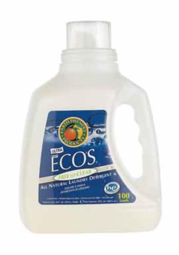 Earth Friendly Product PL988904 Free And Clear Liquid Laundry Detergent, 100 Oz