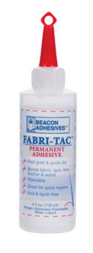 Fabri-Tac BBCS12FT4 Permanent Adhesive, 4 Oz