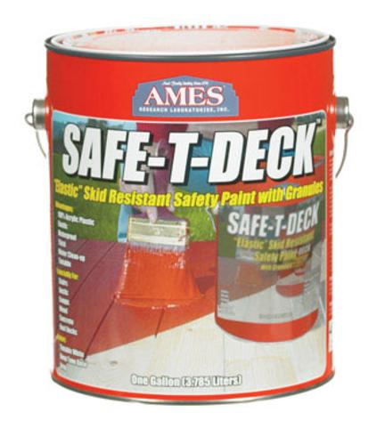 Ames SD1TW Safe-T-Deck Skid Resistant Safety Paint, 1 Gallon