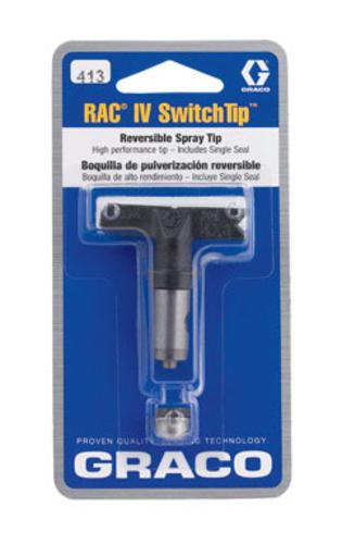 Graco 221413 Rac Iv Airless Fan Spray Switch Tip, 8"- 10"