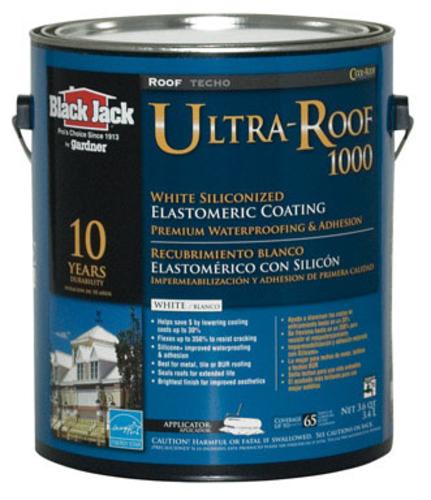 Black Jack 5530-1-20 Siliconized Elastomeric Roof Coating, 1 Gallon