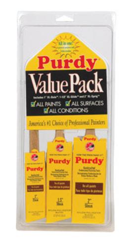 Purdy 140853100 Paint Brush Value Pack, 3-Piece
