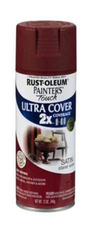 Painter's Touch 249083 2X Ultra Cover Spray Paint, 12oz, Claret Wine