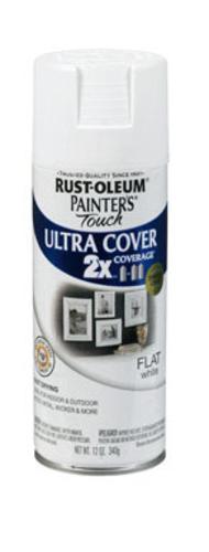 Painter's Touch 249126 2X Ultra Cover Spray Paint, 12 Oz, White