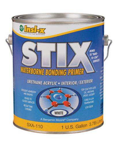Insl-X SXA-110-01 Stix Waterborne Bonding Primer, White, 1 Gallon