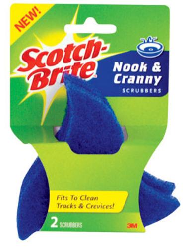 Scotch Brite NCS-2 Nook And Cranny Scrubbers, 2 Pack