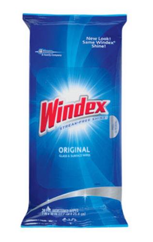 Windex 70232 Flat Pack Wipes, 28 Count