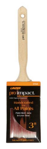 Linzer 2164-3 Pro Impact Flat Sash Paint Brush, 3"