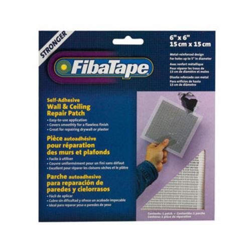 Fibatape FDW6924-U Wall Repair Patch Aluminum, 6" x 6"