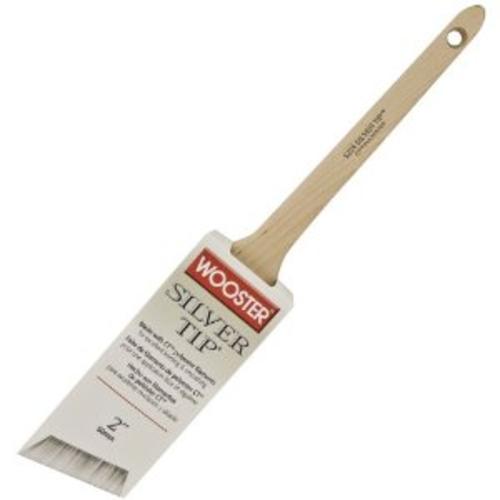 Wooster 5224-2 Silver Tip Thin Angle Sash Paint Brush, 2"