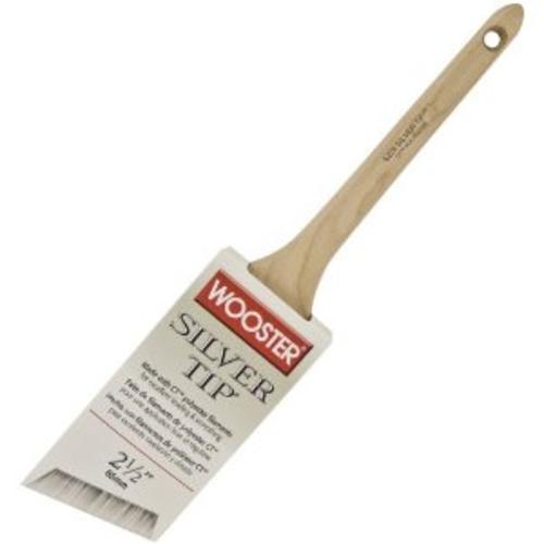 Wooster 5224-2 1/2 Silver Tip Thin Angle Sash Paint Brush, 2.5"