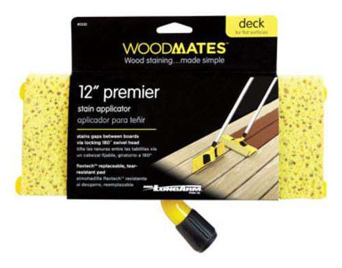 Mr Longarm 0350 Woodmates Premier Deck Stain Applicator, 12"
