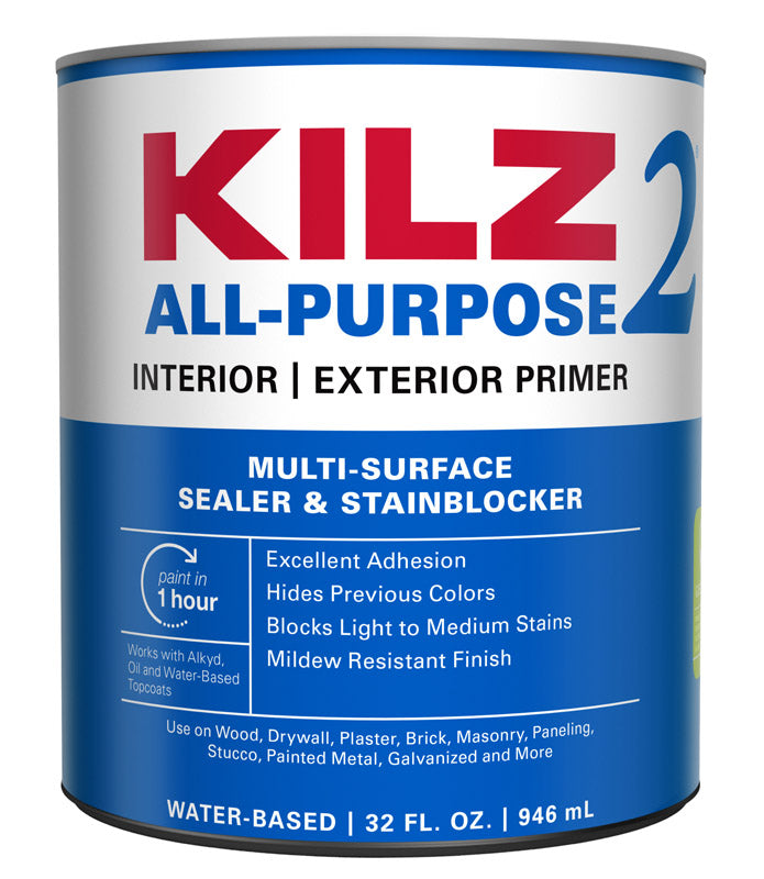 Kilz 20002 Latex Stain Blocking Primer, 1 Quart