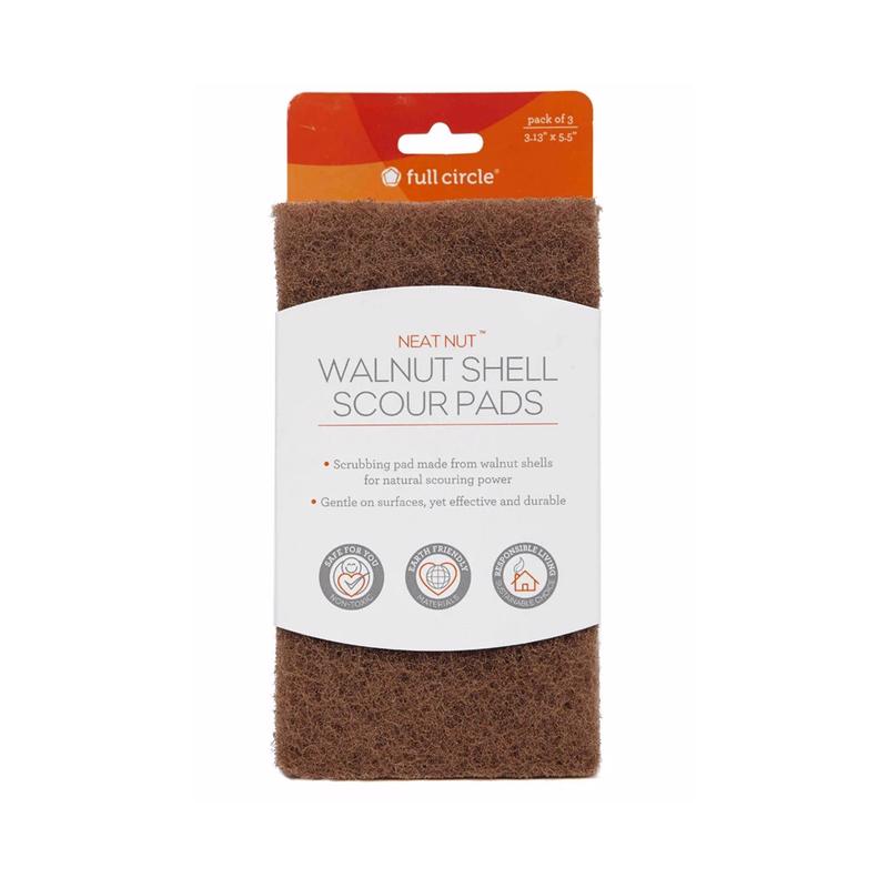 Full Circle Home FC13213 Neat Nut Scouring Pad, Brown