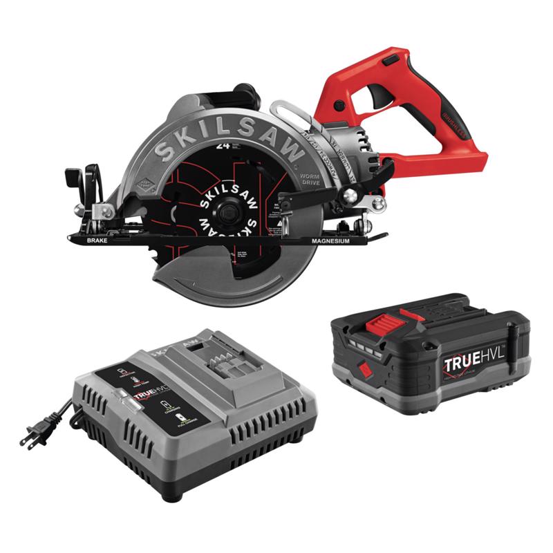 Skil SPTH77M-11 Worm Drive Circular Saw Kit, 48 Volt