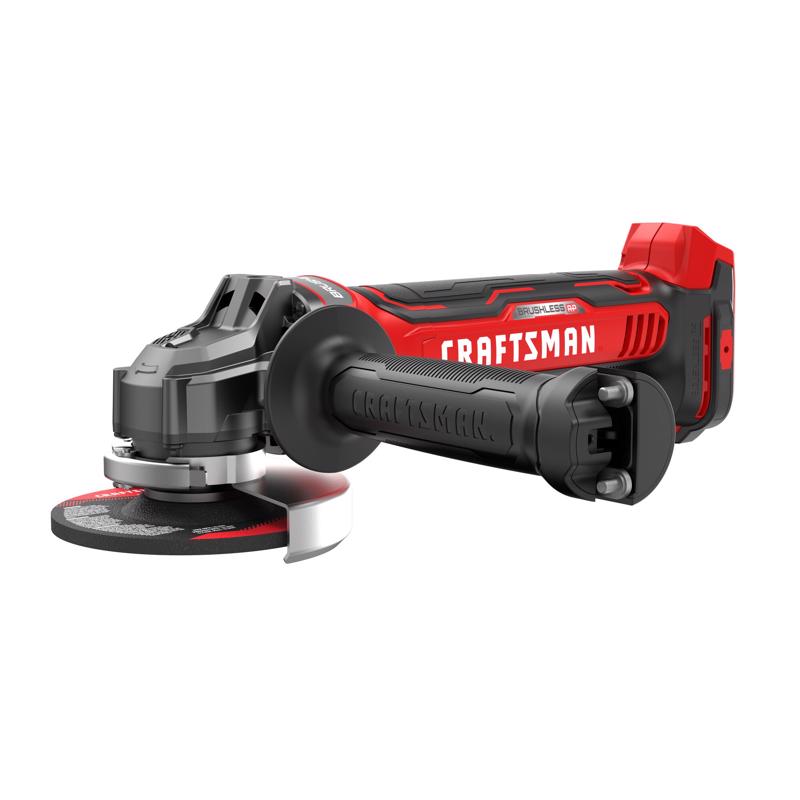 Craftsman CMCG451B V20 RP Plus Cordless Angle Grinder Tool, 20 Volt