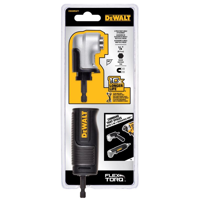 DeWalt DWAMRAFT Flextorq 2-In-1 Right Angle Attachment, 6 Inch