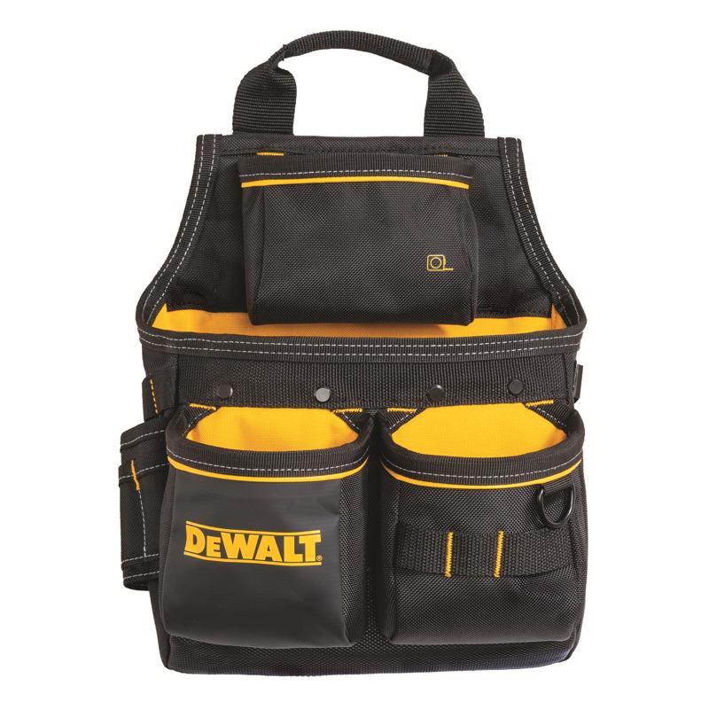 DeWalt DWST540201 Professional Nail Pouch, Black/Yellow, 13 Pockets