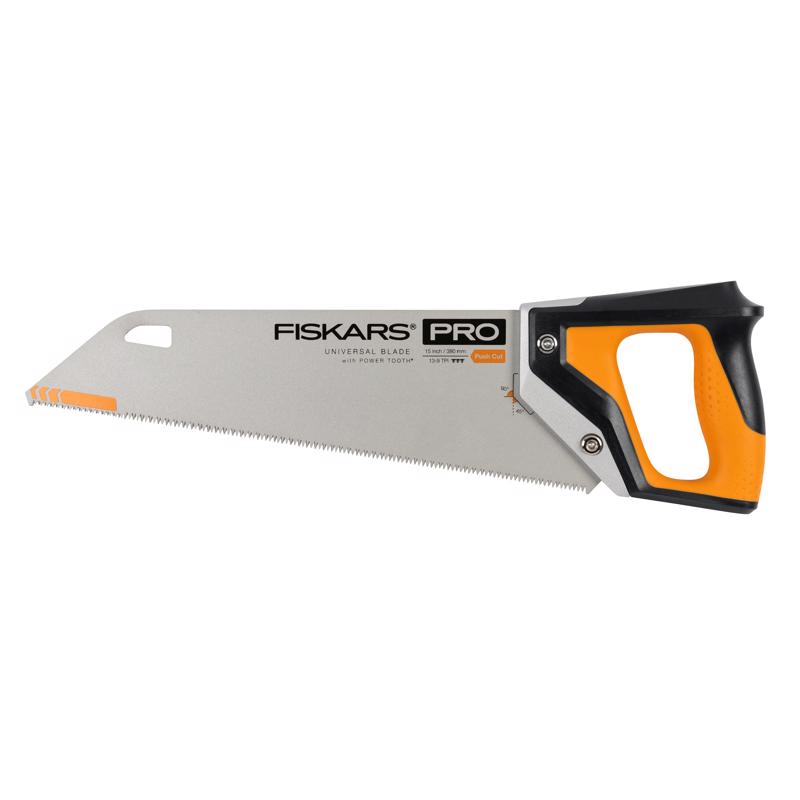 Fiskars 730700-1001 PowerTooth Universal Hand Saw, 15 Inch