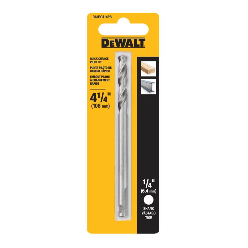 DeWalt DAH99414PB Hole Saw Pilot Bit, 4-1/4 Inch x 3/8 Inch