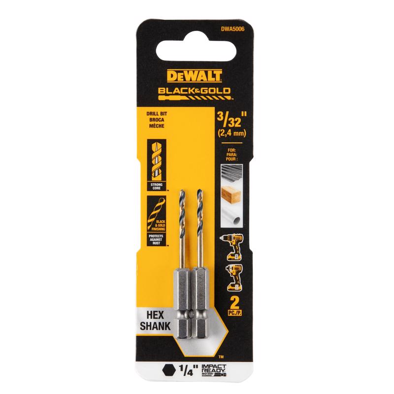 DeWalt DWA5006 Impact Ready Drill Bit, 3/32 Inch