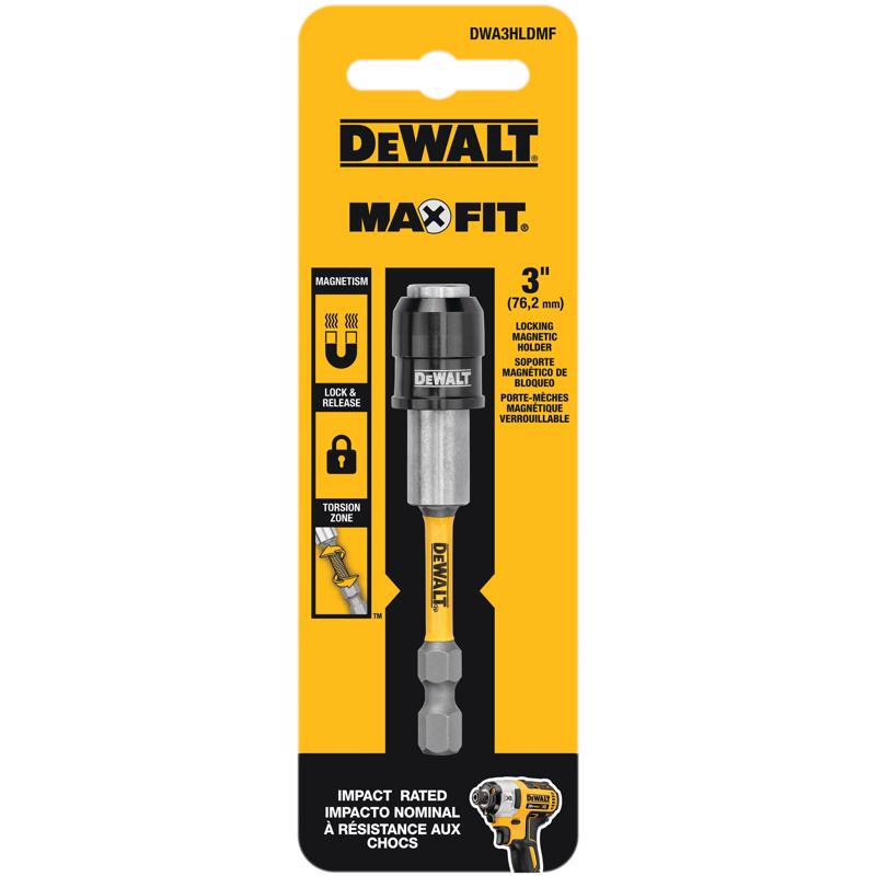 DeWalt DWA3HLDMF Max Fit Magnetic Bit Holder, 3 Inch