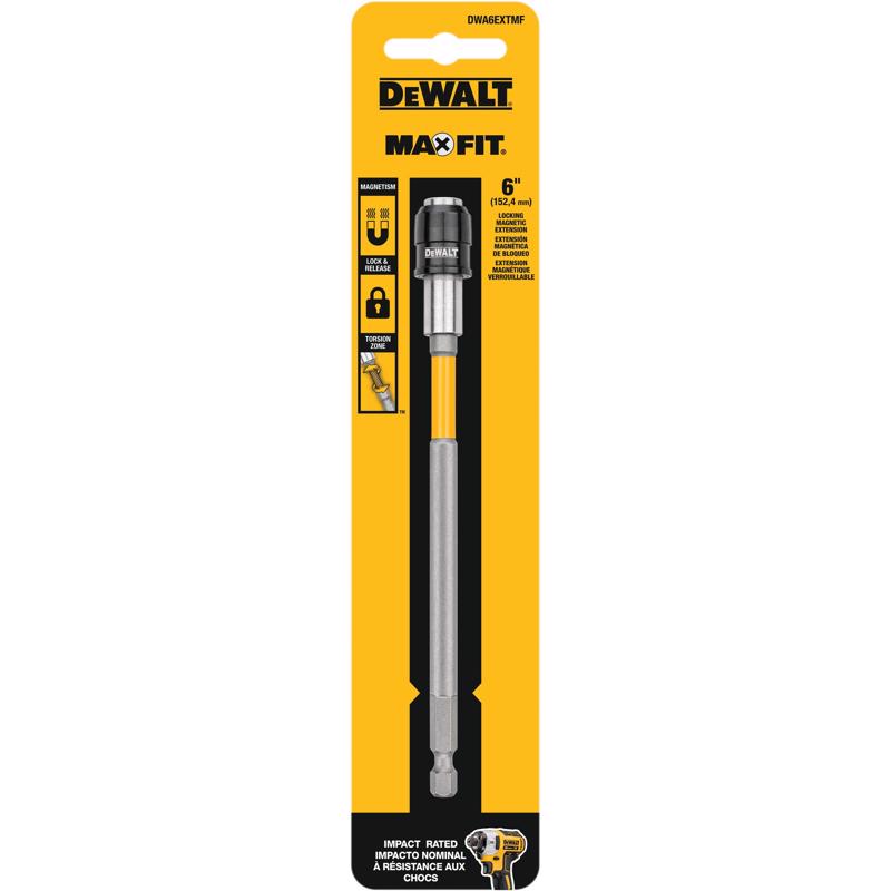 DeWalt DWA6EXTMF MaxFit Bit Extension, 6 Inch x 1/4 Inch