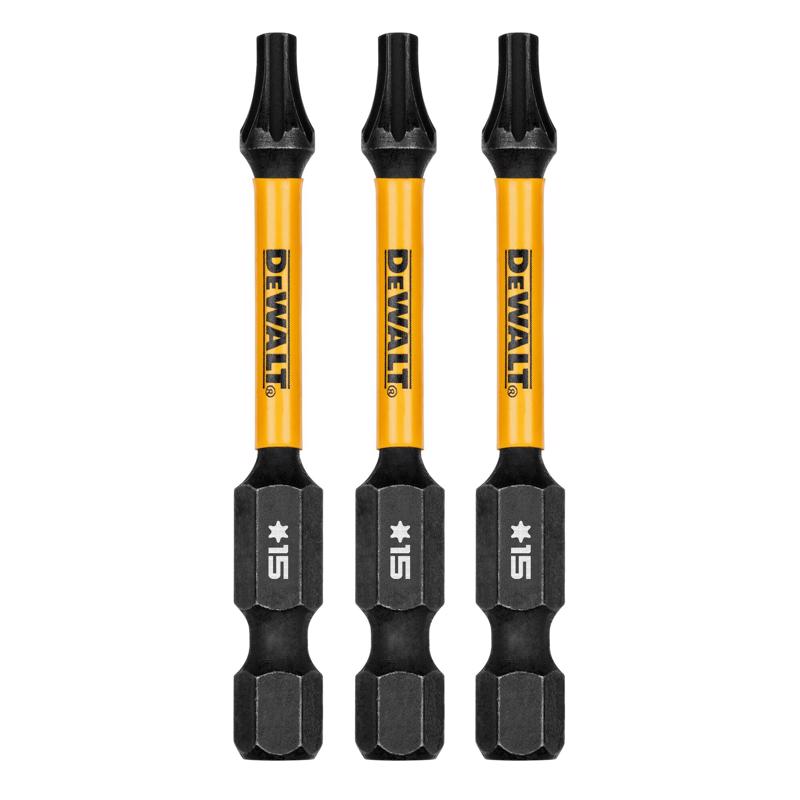 DeWalt DWAF2TX15IR3 FlexTorq Torx Drill and Driver Bit Set, T15 x 2.25 Inch