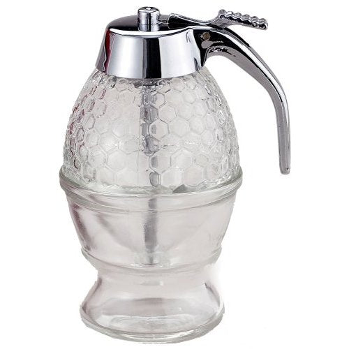 Mrs Anderson's 43145 Glass Honey & Syrup Dispenser, 8 Oz.