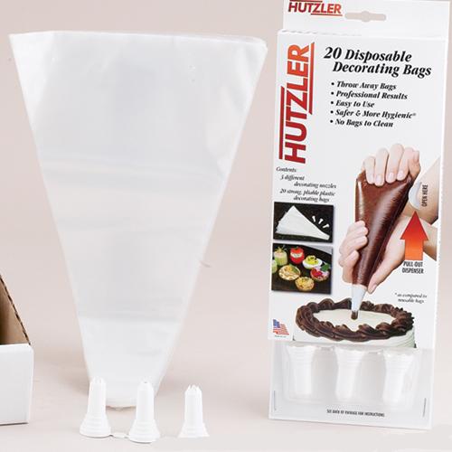 Hutzler 647PRO Disposable Decorating Bag Set