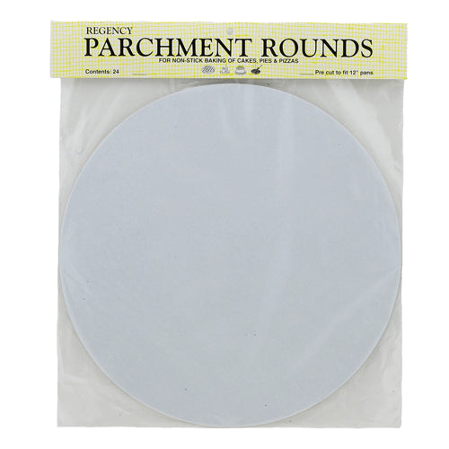 Regency RW1112 Parchment Rounds, 12", 24-Pack