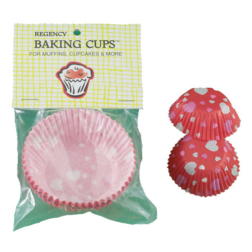 Regency RW148 Heart Muffin Cups, Paper
