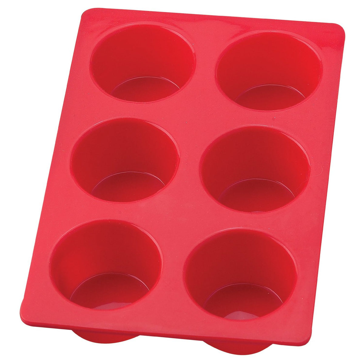 The Essentials 43629 Silicone Muffin Pan, 6 Cup, 11" x 7-1/2" x 2"