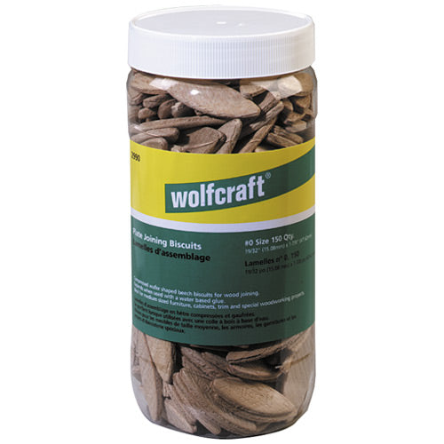 Wolfcraft 2991 Compressed Hardwood Biscuits - 3/4 X 3-1/8"