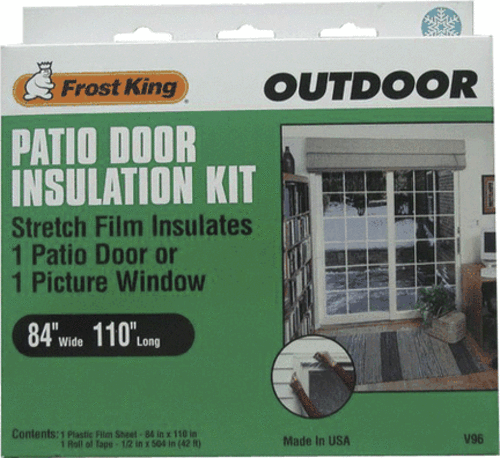Thermwell V96H Outdoor Patio Door Insulator Kit, 84" x 110"