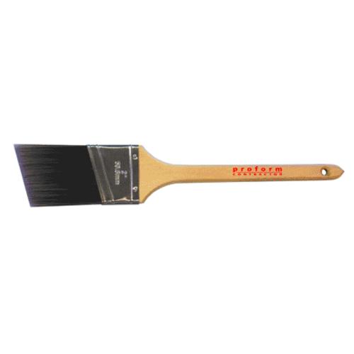 Proform CS1.5AS Angle Cut PBT Paint Brush, Black Bristle, 1.5"