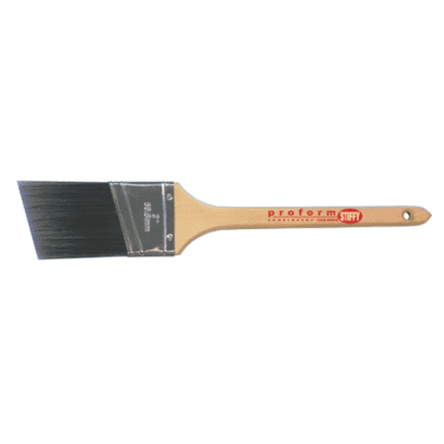 Proform CS2.5AVS Contractor Angled Cut Stiff Paint Brush, 2.5"