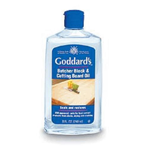 Goddard's 707322 Butcher Block And Cutting Board Oil, 8 Oz