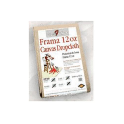 Trimaco 1208 Frama Canvas Dropcloth, 12 Oz, 4' x 12'
