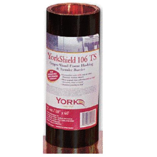 York Manufacturing RESYSO212 Yorkshield Termite Shield Copper Flashing, 12" x 60'