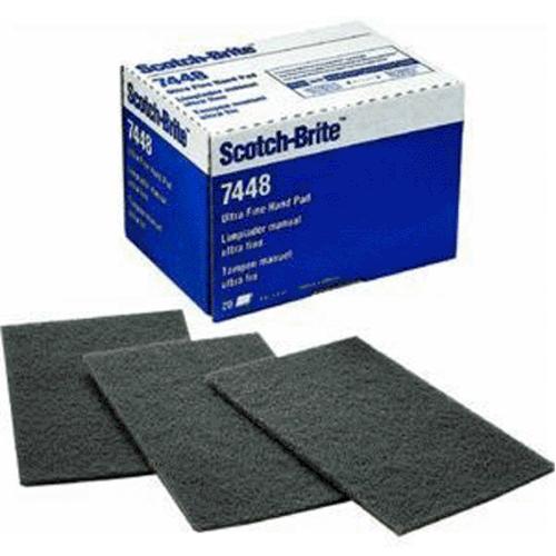 Scotch-Brite 7448 Ultra Fine Hand Pad, 6"X 9"