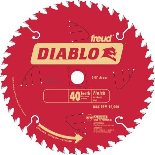 Freud D1040X Diablo 10-Inch 40-Tooth ATB General Purpose Saw Blade with 5/8-Inch Arbor and PermaShield Coating
