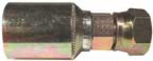 Imperial 93219 430 U-Series Hose End, 1/2" x 3/4", Zinc Plated