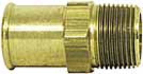Imperial 92082 Heater Hose Male Connector Fitting, 1/2" x 3/8", Brass