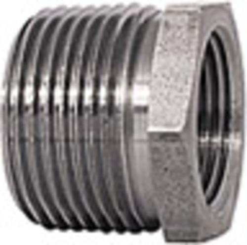 Imperial 98108 Black Iron Hex Bushing - 3/4"X3/8"